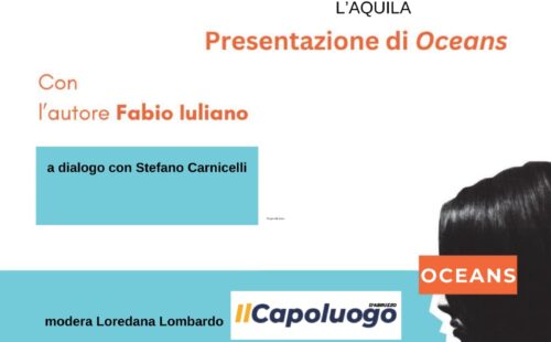 Il 24 maggio presentazione del libro “Oceans” di Fabio Iuliano