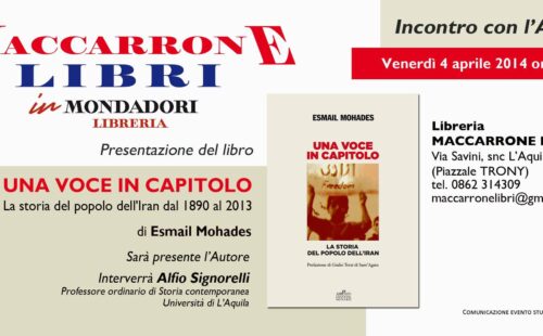 Incontro con l’autore – Venerdi 4 aprile